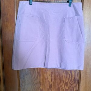 LOFT Dusty Pink Mini Skirt Size 14